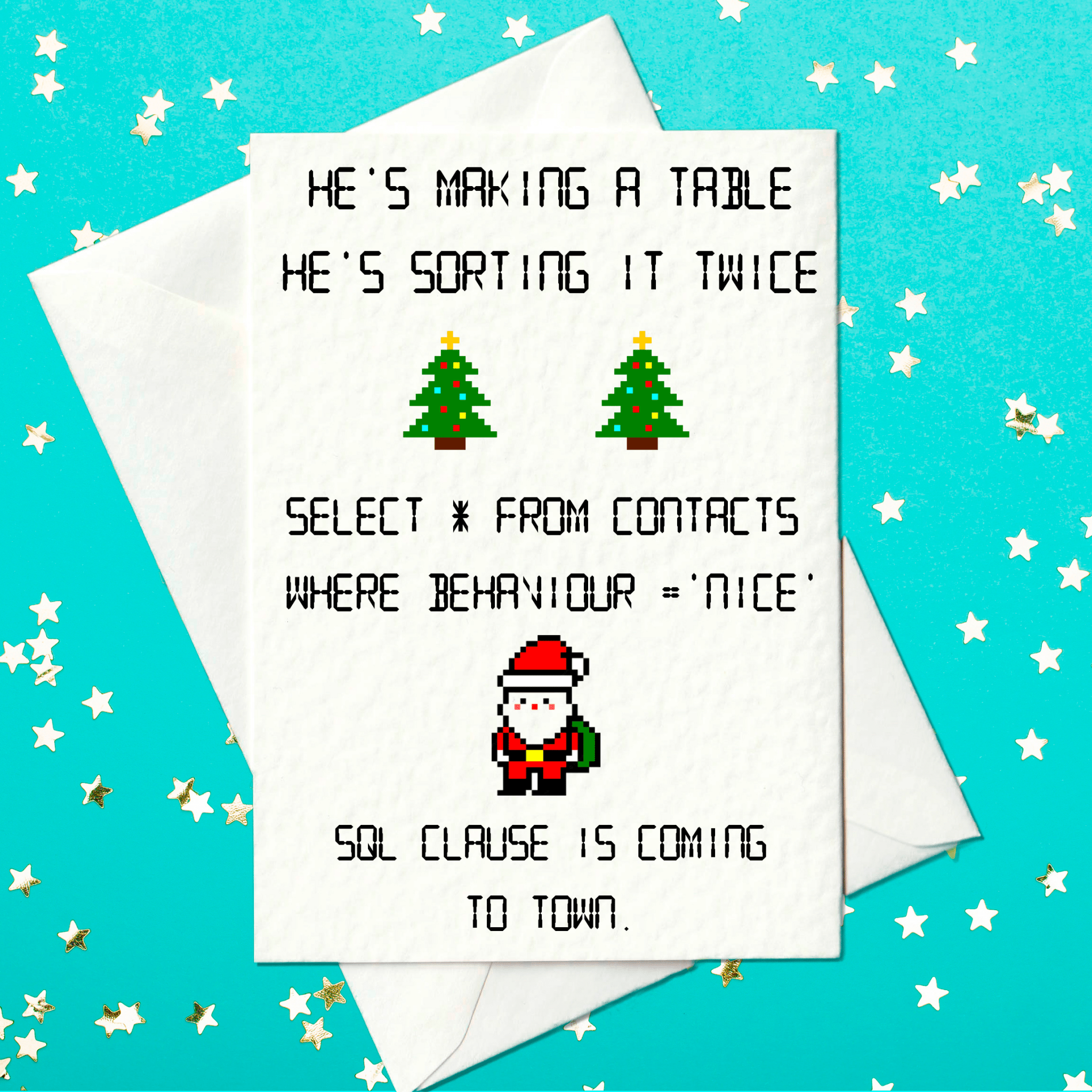 SQL Christmas card